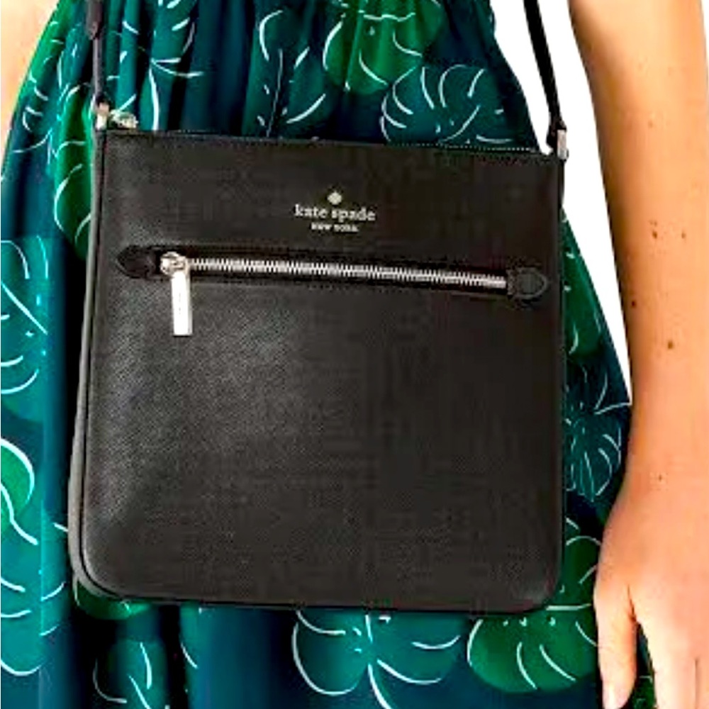 Black with gold hardware Kate Spade crossbody